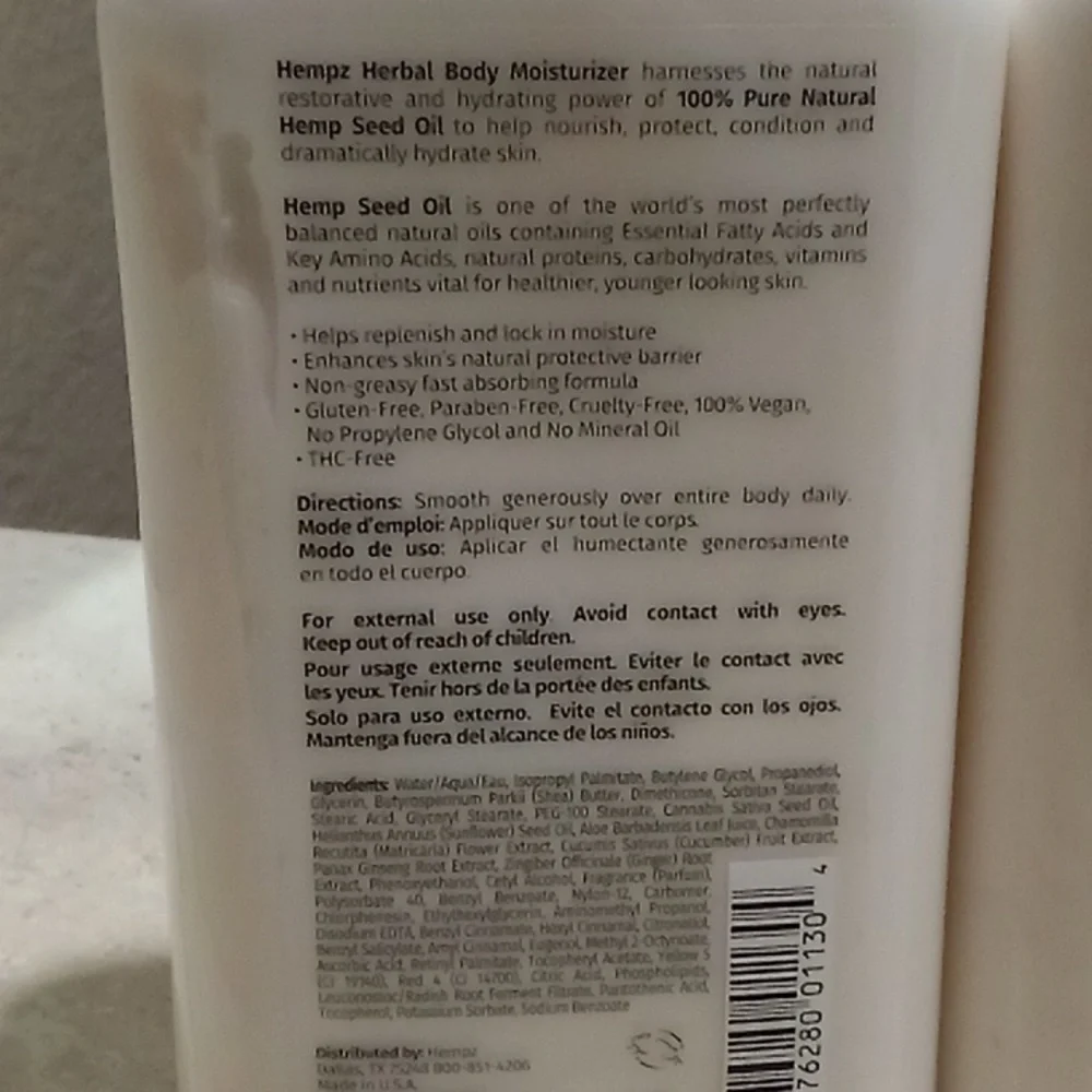 Hempz Original Herbal Body Moisturizer (Two Pack)